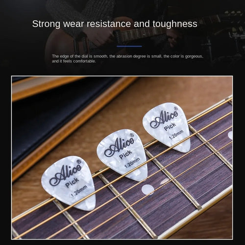 5Pcs Guitar Picks Acoustic Music Pick Electric Bass Plectrum Mediator Guitar Accessories Thickness 0.46/0.71/0.81/0.96/1.2/1.5