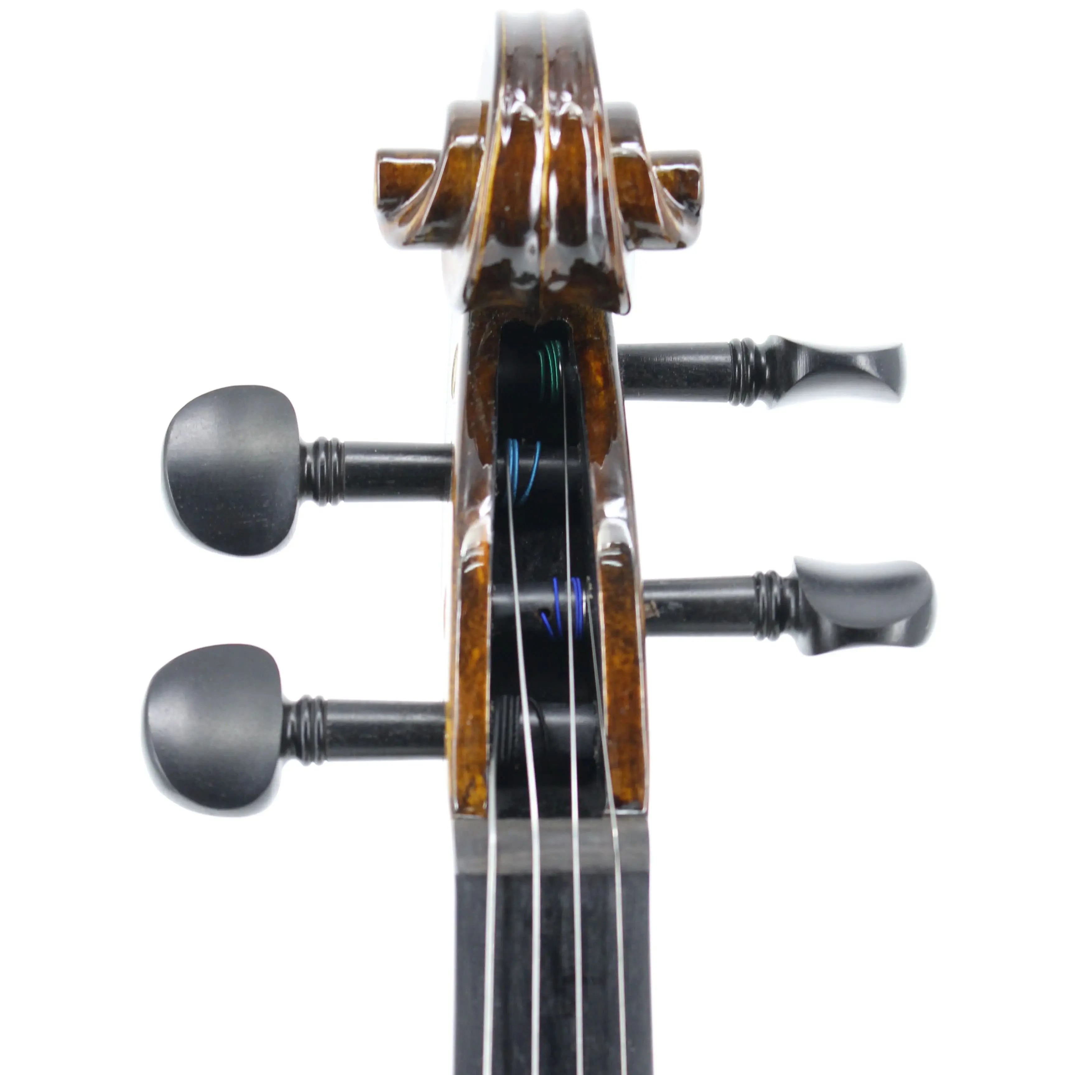 TONGLING Handmade Advanced Violin Flamed Maple Spruce Profession Violin 4/4 Ebony Parts with Bow Case Tuner