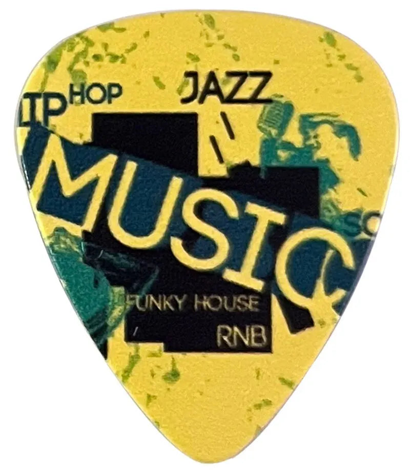 Guitar Picks 6 Pieces Cool Celluloid Guitar Picks In a Box With Picks Holder Unique Guitar Gift