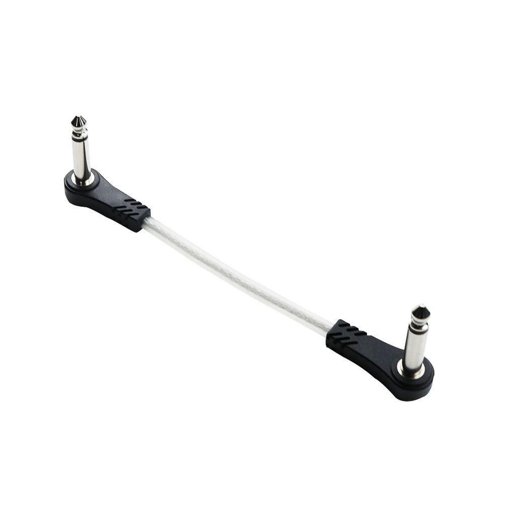6inch 12inch 39inch Guitar Effect Pedal audio cable 1/4 inch right angle TS Mono Cable