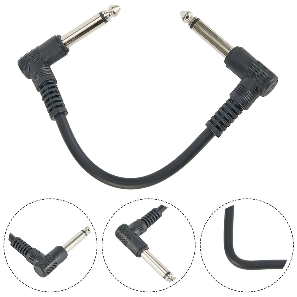 Musical Instrument Effects Pedal Cable 15cm Cable Outer Jacket Effects Patch Cable Good Insulation Guitars Basses