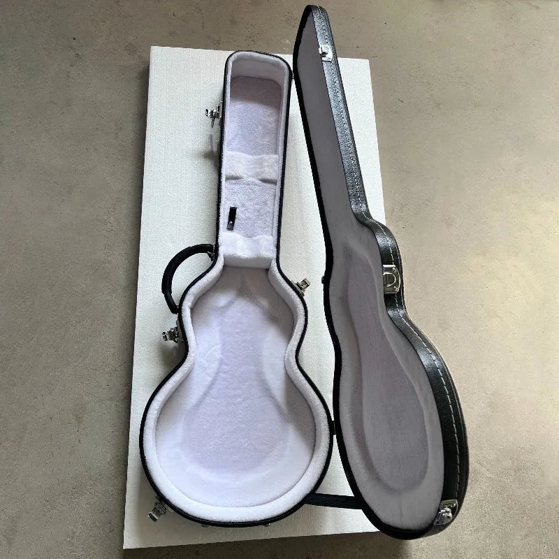 Leather LP Electric Guitar Case Pressure-proof Theftproof Shockproof Durable Portable Guitar Box Musical Instrument Accessories