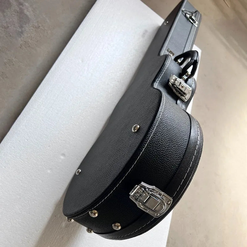 Leather LP Electric Guitar Case Pressure-proof Theftproof Shockproof Durable Portable Guitar Box Musical Instrument Accessories