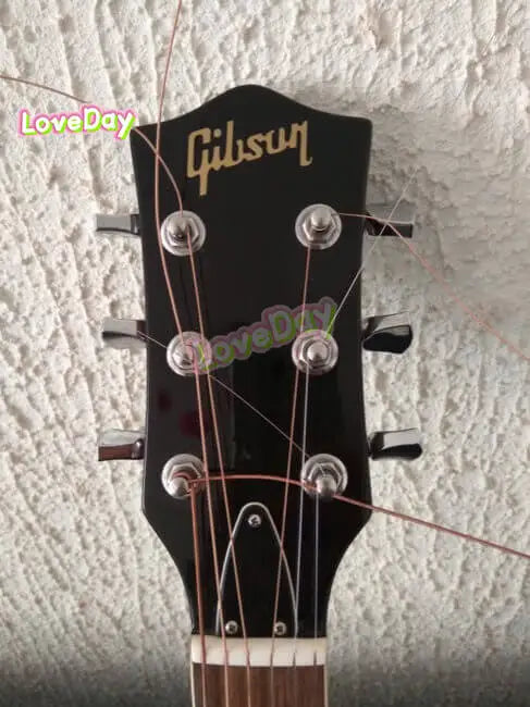Gibson Logo Sticker Decal Vinyl Guitar Personalized Sticker Luggage Instrument Decoration Decal