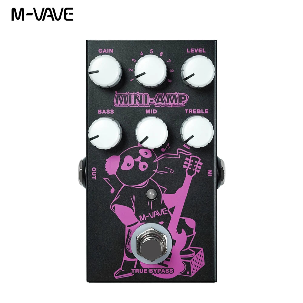 M-VAVE Mini Universe Guitar Effect Pedal Digital Reverb Pedal Digital Modeling Reverberation Effector & 9-Mode Reverb Selection