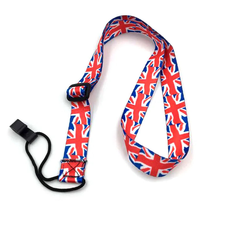 Guitar Strap Adjustable Polyester High-Grade Printing Ethnic Style Pure Cotton Embroidery String Instrument Guitar Accessories