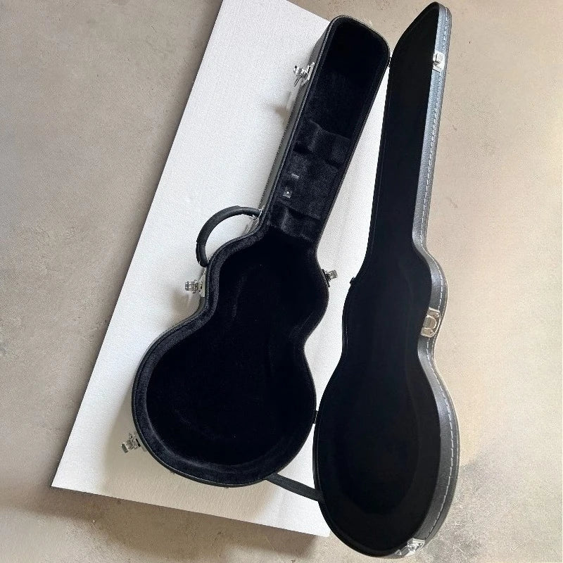 Leather LP Electric Guitar Case Pressure-proof Theftproof Shockproof Durable Portable Guitar Box Musical Instrument Accessories