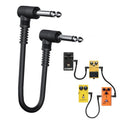 Musical Instrument Effects Pedal Cable 15cm Cable Outer Jacket Effects Patch Cable Good Insulation Guitars Basses